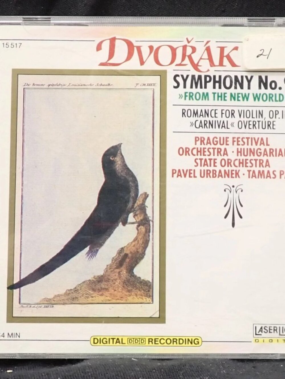 Anton Dvorak Symphony No. 9 From the New World Laserlight CD like new